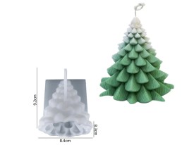 Molde silicona arbolito Navidad bajo
